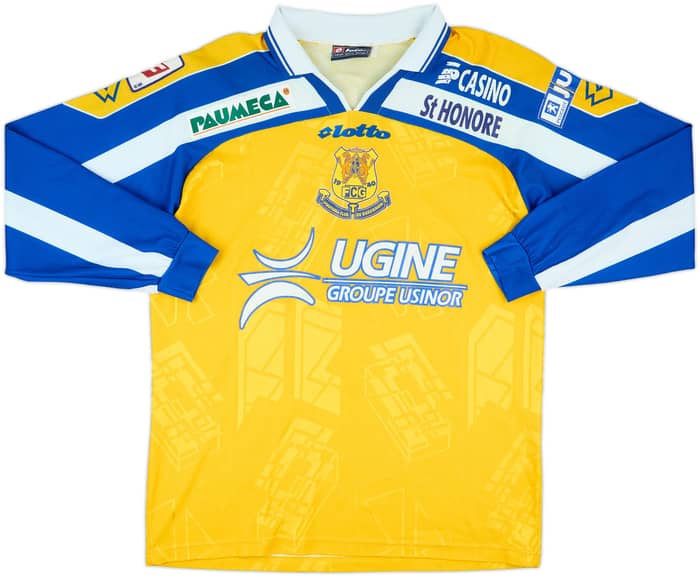 2000-01 Gueugnon Match Issue Home L/S Shirt Gas #3