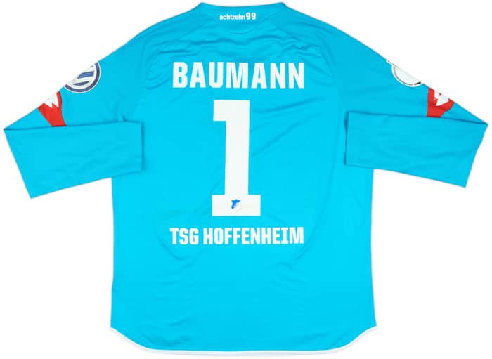 2016-17 Hoffenheim Match Issue DFB-Pokal Signed GK Shirt Baumann #1