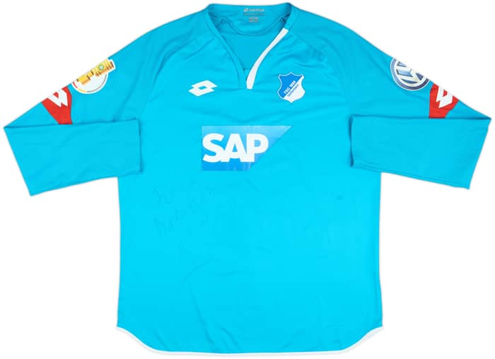 2016-17 Hoffenheim Match Issue DFB-Pokal Signed GK Shirt Baumann #1