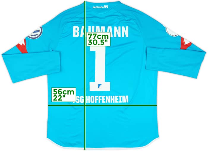 2016-17 Hoffenheim Match Issue DFB-Pokal Signed GK Shirt Baumann #1