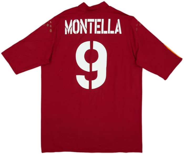 2004-05 Roma Home Shirt Montella #10 - 4/10 - (XL)