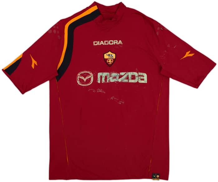 2004-05 Roma Home Shirt Montella #10 - 4/10 - (XL)
