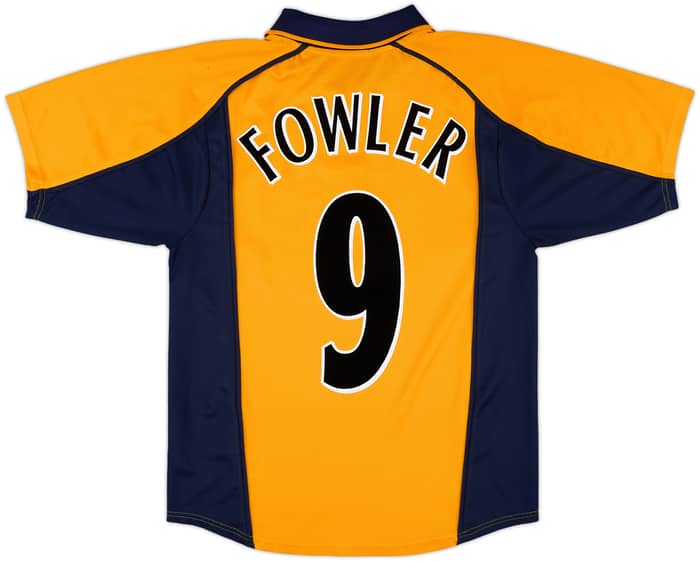 2000-02 Liverpool Away Shirt Fowler #9 - 6/10 - (L.Boys)