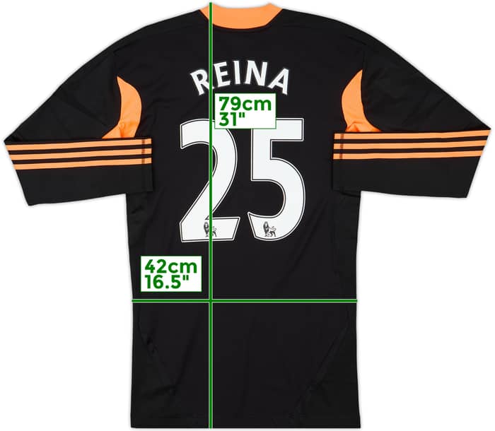 2010-11 Liverpool Player Issue TechFit GK Shirt Reina #25 (M/L)