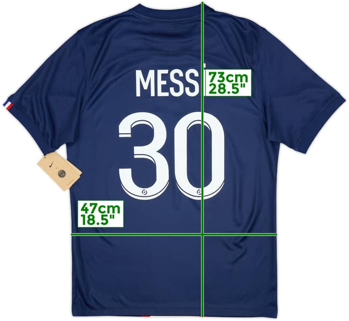2022-23 Paris Saint-Germain Home Shirt Messi #30 (M)