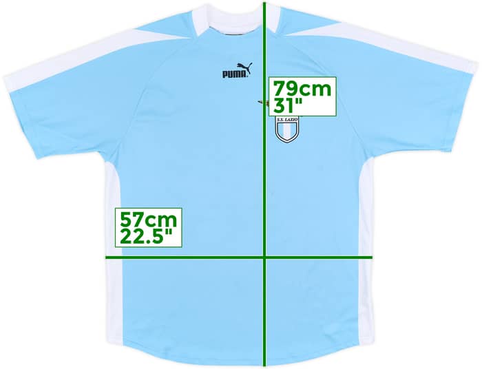 2003-04 Lazio 'Signed' Basic Home Shirt - 7/10 - (M)