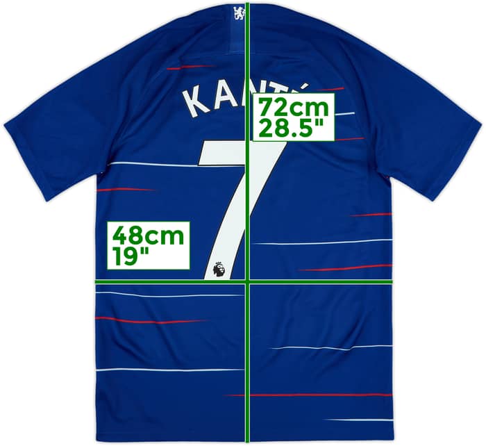 2018-19 Chelsea Home Shirt Kante #7 - 8/10 - (S)