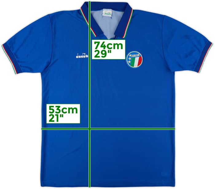 1986-90 Italy Home Shirt #6 - 5/10 - (M)