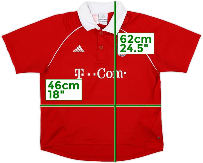 2005-06 Bayern Munich Home Shirt - 6/10 - (L.Boys)