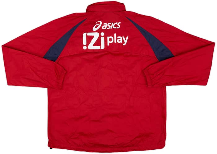 2008-09 Genoa Asics Hooded Rain Jacket - 7/10 - (XL)