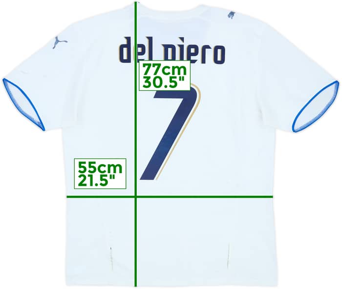 2006 Italy Away Shirt Del Piero #7 - 5/10 - (L)