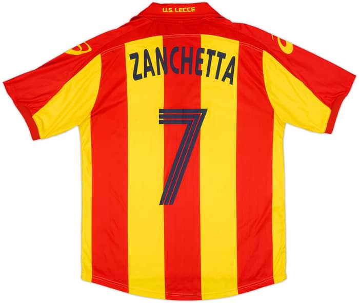 2007-08 Lecce Home Shirt Zanchetta #7 - 5/10 - (M)