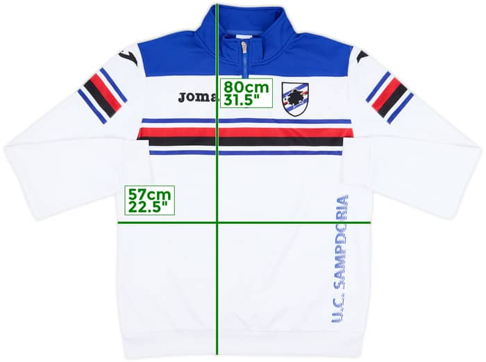 2015-16 Sampdoria Joma Training Top - 8/10 - (XL)