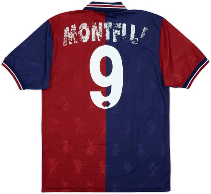1995-96 Genoa Home Shirt Montella #9 - 4/10 - (M)
