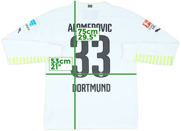 2014-15 Borussia Dortmund Match Issue GK Shirt Alomerovic #33