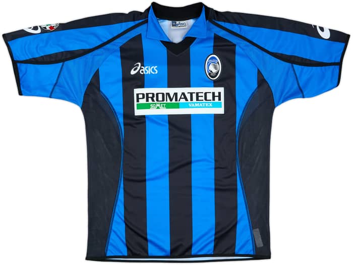2003-04 Atalanta Match Issue Home Shirt Rustico #2