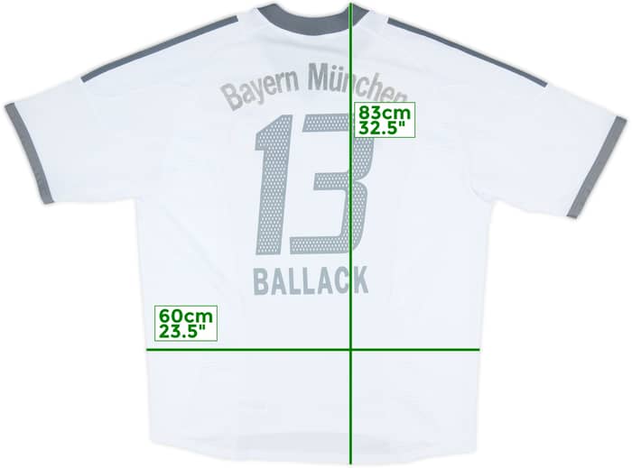 2002-03 Bayern Munich Away Shirt Ballack #13 - 6/10 - (XL)