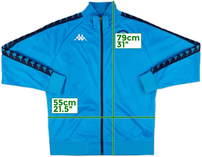 2018-19 Napoli Kappa Track Jacket - 7/10 - (L)
