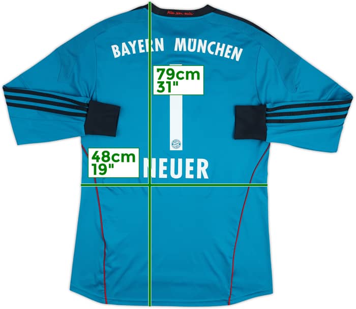 2013-14 Bayern Munich GK Shirt Neuer #1 - 10/10 - (M)