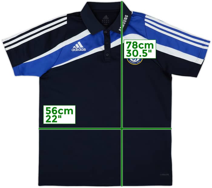 2009-10 Chelsea adidas Polo Shirt - 9/10 - (L)