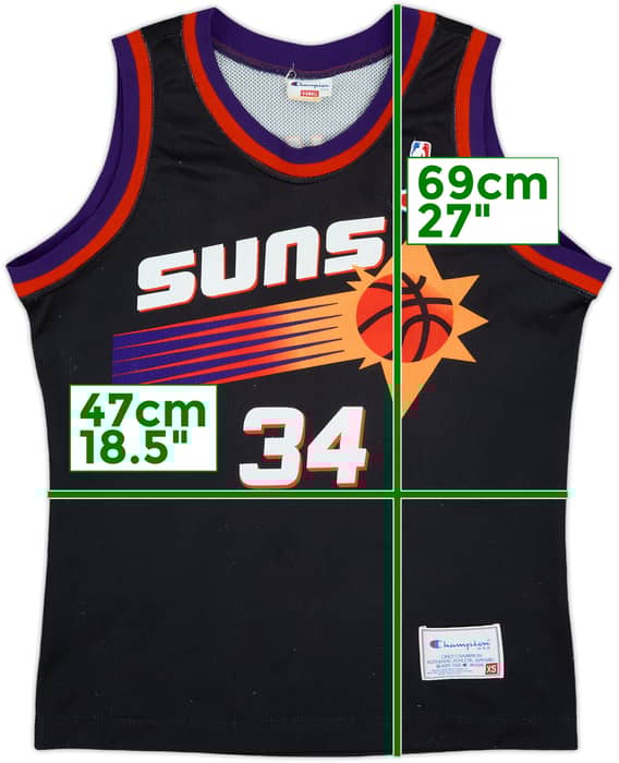 1994-96 Phoenix Suns Barkley #34 Champion Alternate Jersey - 8/10 - (XS)