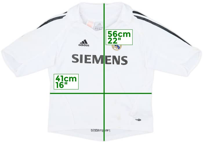 2005-06 Real Madrid Home Shirt - 6/10 - (S.Boys)