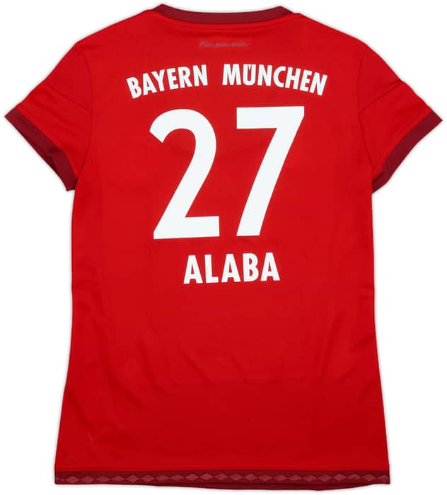 2015-16 Bayern Munich Home Shirt Alaba #27 - 10/10 - (Women's S)