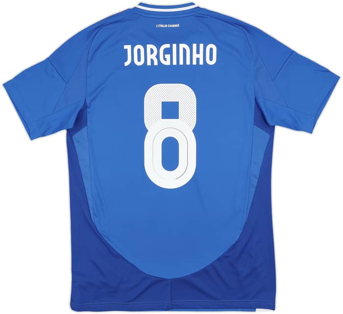 2024-25 Italy Home Shirt Jorginho #8 - 10/10 - (M)