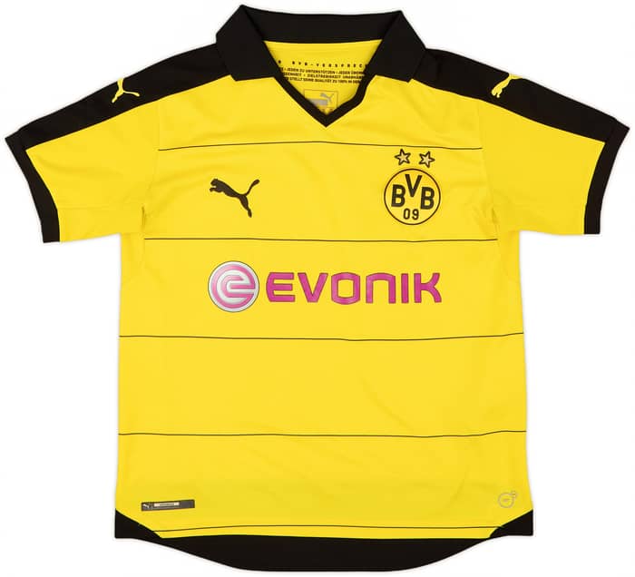 2015-16 Borussia Dortmund Home Shirt - 8/10 - (L.Boys)