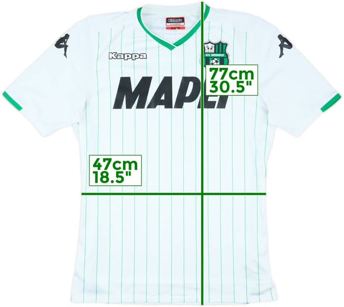 2018-19 Sassuolo Match Issue Away Shirt #19