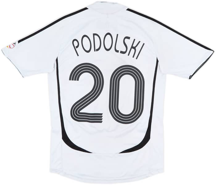2005-07 Germany Home Shirt Podolski #20 - 5/10 - (S)