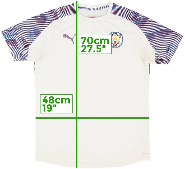 2019-20 Manchester City Puma Training Shirt - 7/10 - (XL.Boys)