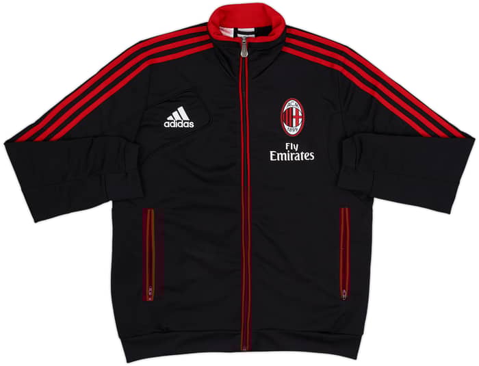 2012-13 AC Milan adidas Track Jacket - 8/10 - (L.Boys)