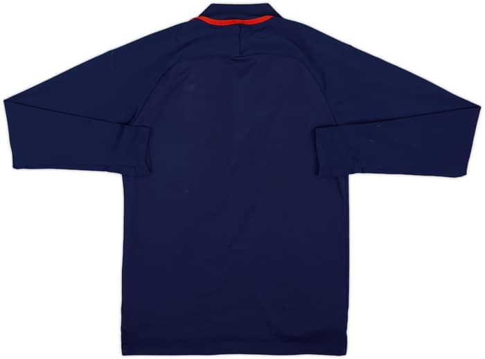 2017-18 Paris Saint-Germain Nike 1/4 Zip Training Top - 7/10 - (S)