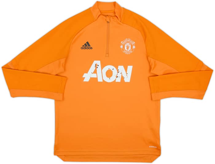 2020-21 Manchester United adidas 1/4 Zip Drill Top - 4/10 - (M)