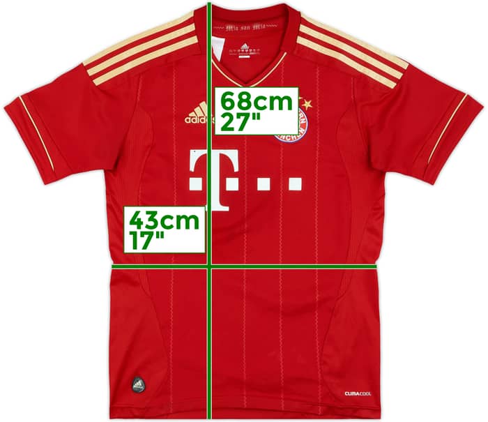 2011-13 Bayern Munich Home Shirt - 4/10 - (L.Boys)