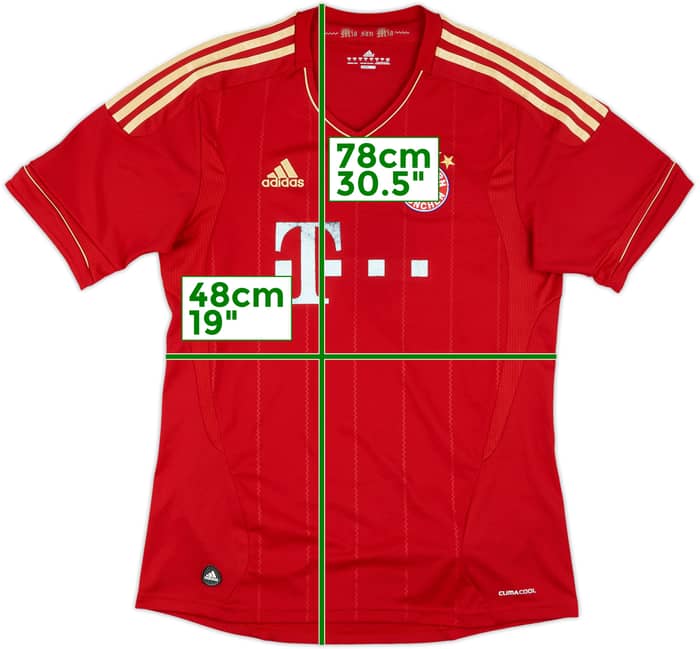 2011-13 Bayern Munich Home Shirt - 5/10 - (M)