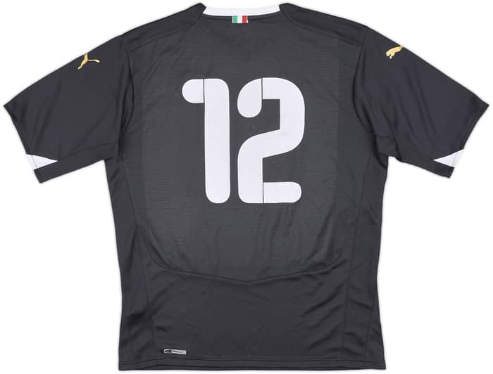 2008-09 Italy Grey GK S/S Shirt #12 - 6/10 - (L)