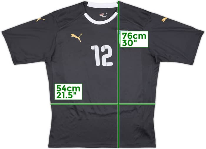 2008-09 Italy Grey GK S/S Shirt #12 - 6/10 - (L)