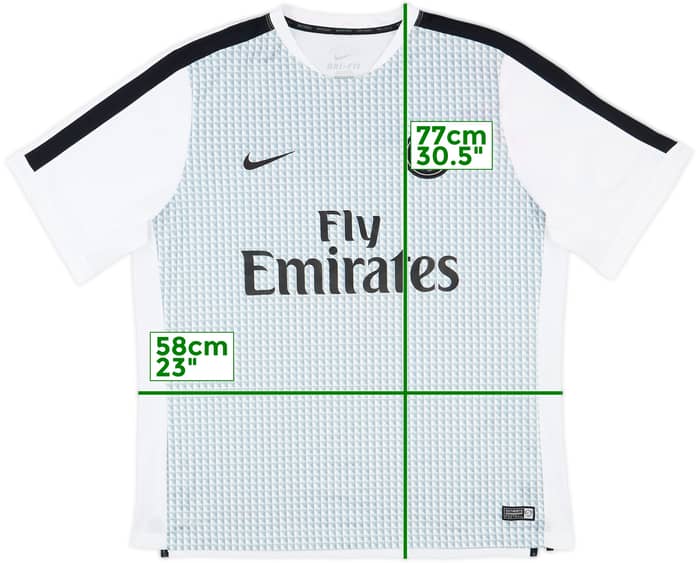 2014-15 Paris Saint-Germain Nike Training Shirt - 7/10 - (XXL)