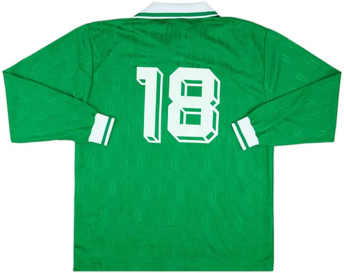 1990s Umbro Template L/S Shirt #18 - 7/10 - (XL)