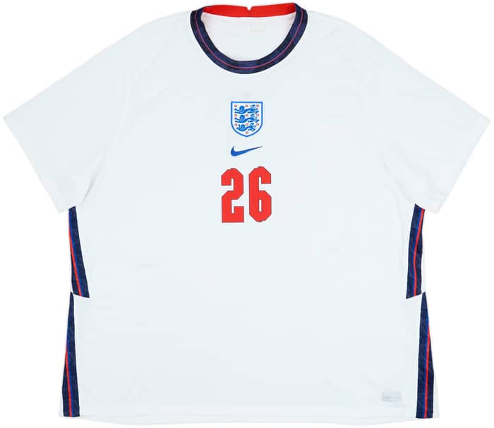 2020-22 England Home Shirt Bellingham #26 - 7/10 - (3XL)