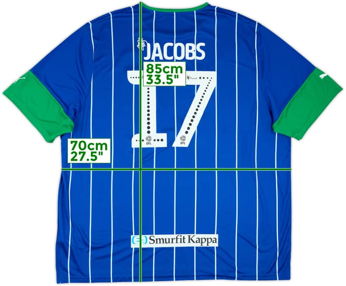 2019-20 Wigan Home Shirt Jacobs #17 - 6/10 - (4XL)