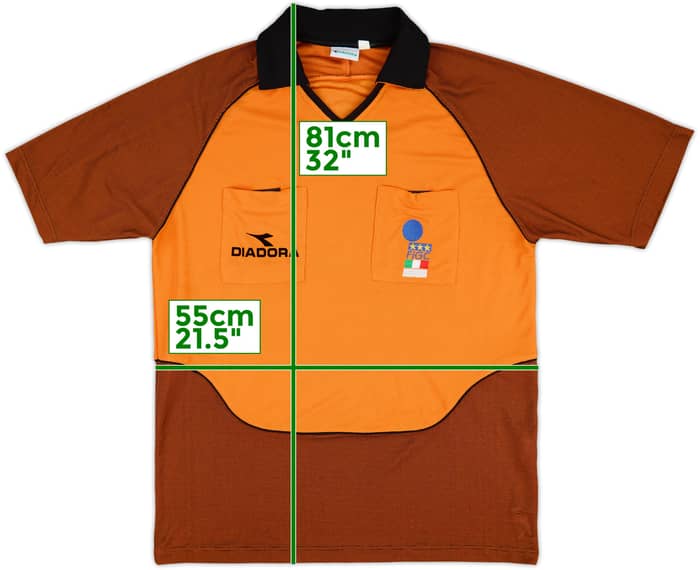 1999-00 Italy Diadora Referee Shirt - 9/10 - (XL)