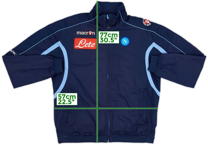 2010-11 Napoli Macron Track Jacket - 5/10 - (L)