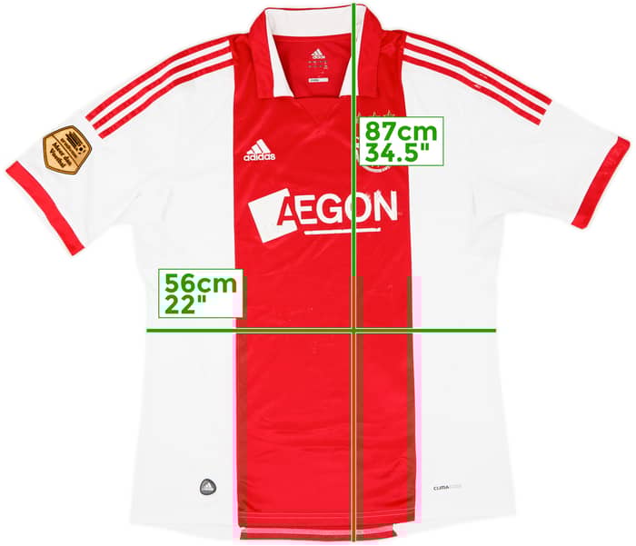 2011-12 Ajax Home Shirt - 5/10 - (XL)