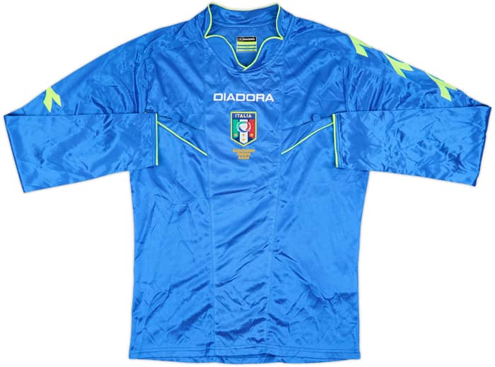 2013-14 Italy Diadora Referee L/S Shirt - 9/10 - (XS)