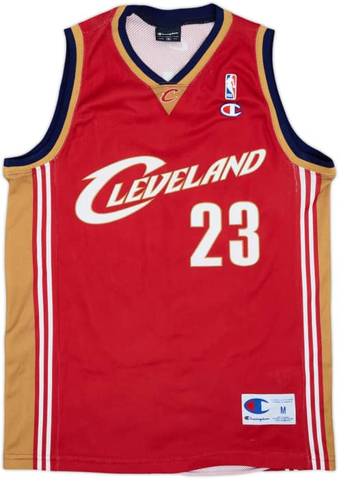 2003-10 Cleveland Cavaliers James #23 Champion Away Jersey - 7/10 - (M)