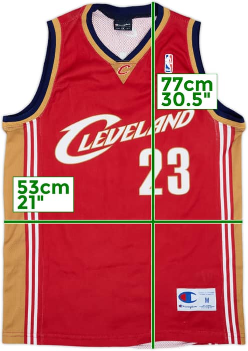 2003-10 Cleveland Cavaliers James #23 Champion Away Jersey - 7/10 - (M)