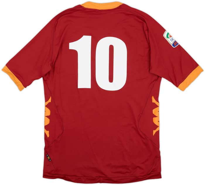 2011-12 Roma Home Shirt #10 - 6/10 - (XL)
